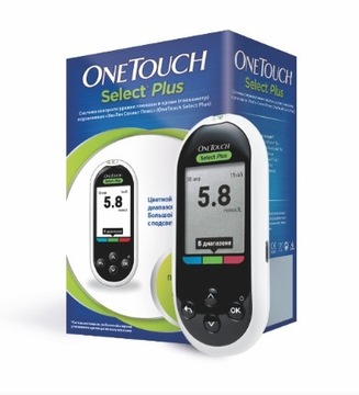 Глюкометр One Touch Select Plus комплект + смужки