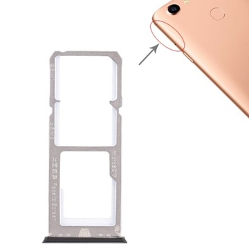 2 x SIM-карты лоток + Micro SD карты лоток для OPPO A79 черный