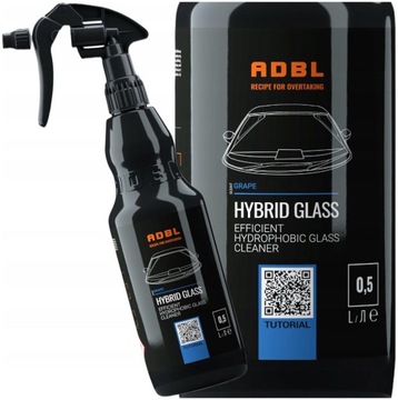 ADBL HYBRID GLASS 500ml гидрофобная жидкость с эффектом NW для мытья стекол