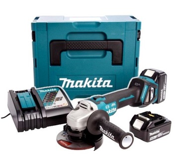 Makita dga513rtj угловая шлифовальная машина aku 18v 2x5. 0Ah