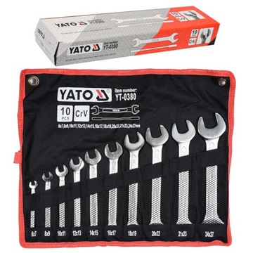 Набор ключей YATO 6-27 мм CRV 10 el Steel