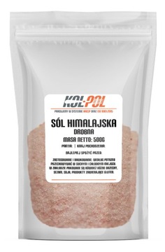 Гімалайська сіль дрібна 500 г рожева високоякісна