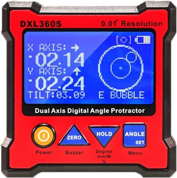 DXL360S цифровой уровень, Weytoll Dual Axis Angle Gauge Protractor LCD