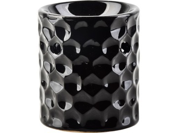 Чорний керамічний ароматичний камін - 6,5 х 7,5 см