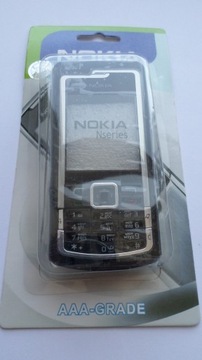 Корпус в сборе для Nokia N72 черный + клавиатура