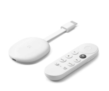 Google Chromecast с Google TV 4K белый WIFI 5