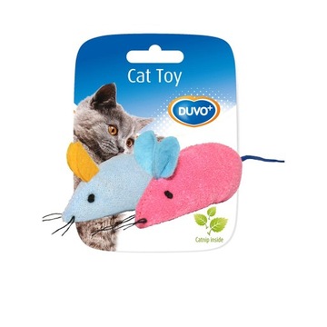 Duvo + кошка мышь игрушка с кошачьей мятой 2шт.