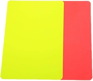 Referee Red Card, PVC Portable Football Red And Yellow Card Referee Tool