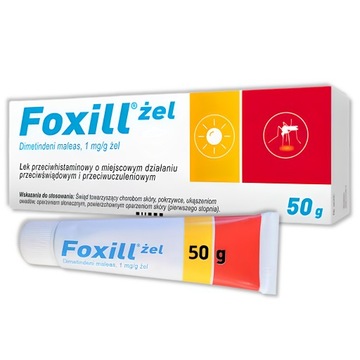 Foxill, протисвербіжний антигістамінний гель, 50 г