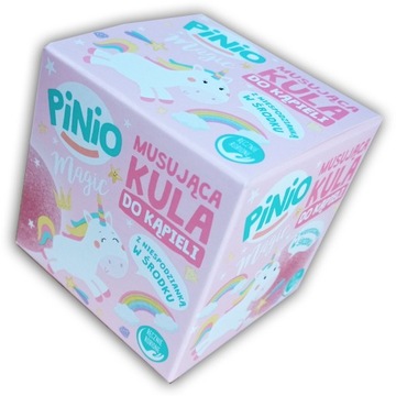 PINIO Magic розовый игристый шарик для ванны