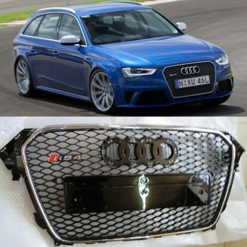 Решітка Audi A4 2012-2015 модель RS4 хром