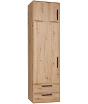 шафа вузька маленька з надбудовою гардеробна Arti 03nb