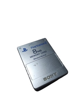 Карта пам'яті Sony PS2 8MB срібляста