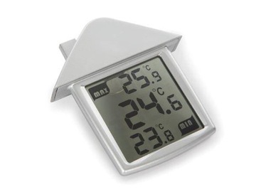 Прозрачный оконный термометр прозрачный