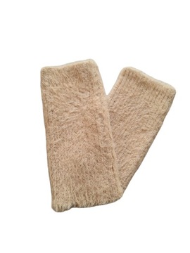 Рукавички жіночі рукавиці бежеві альпака