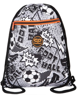 VERT COOLPACK спортивная школьная сумка отдельный карман на молнии серый шар