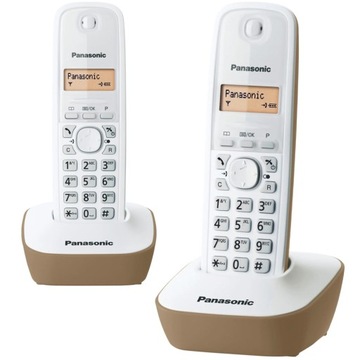 Стационарный беспроводной телефон Panasonic KX-tg1611pdj кремовый