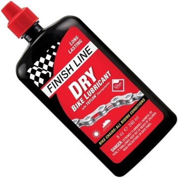 Масло для велосипедного приводу FINISH LINE DRY LUBE BN CERAMIC 240 мл пляшка