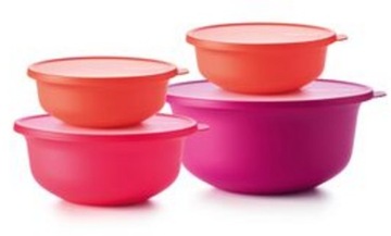 Tupperware ALOHA Набір мисок 4 шт. оригінал
