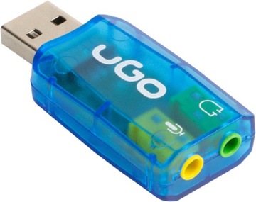 UGO звуковая карта 5.1 (virtual) USB 2.0