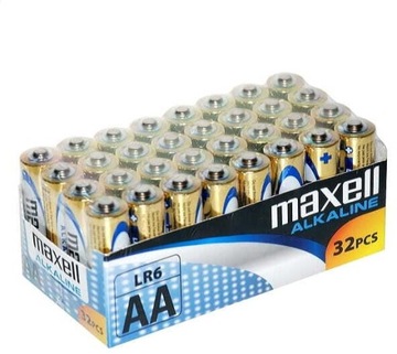Щелочная батарея Maxell AA 32 шт.