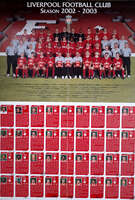 Большой плакат Ливерпуль ФК 2002-2003 (официальный)