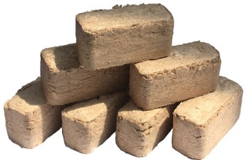 Буковий камінний брикет 10 кг куб