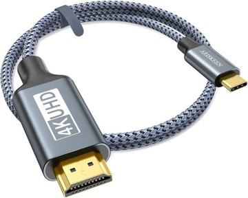 КАБЕЛЬ HDMI USB C АДАПТЕР КАБЕЛЬ 2.5 M 4K UHD