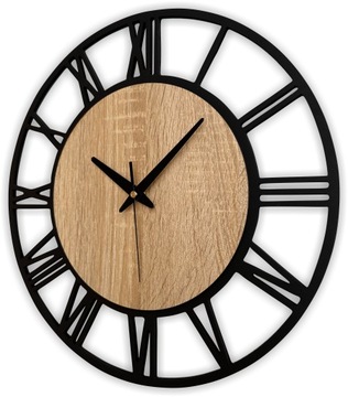 Деревянные часы Sonoma DAB неразборчиво 38см Z38-1
