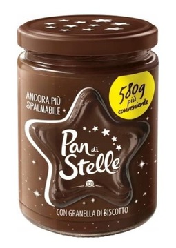 Пан ди Стелле итальянский шоколадный крем с крошками печенья 580г
