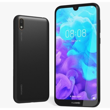 Новий елегантний смартфон HUAWEI Y5 2019 AMN - lx9 чорний + зарядний пристрій безкоштовно