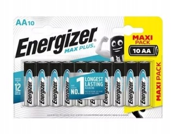 Щелочная батарея Energizer AA 10 шт. Max plus