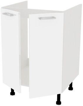 Кухонный шкаф акриловый белый глянец-S_S60ZL_2F_LBP