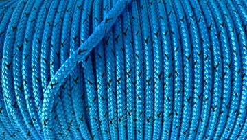Канат парусная веревка 4 мм x 10 м синяя плетеная с сердечником Capella ROPES