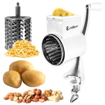 РУЧНАЯ МАШИНА ДЛЯ КАРТОФЕЛЯ, ОРЕХОВ, СЫРА, ОВОЩЕЙ, ТЕРКА
