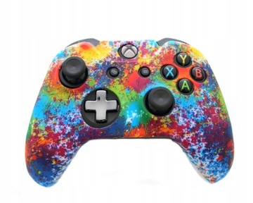 Силіконовий захисний чохол для Xbox One Pattern Paint Drops