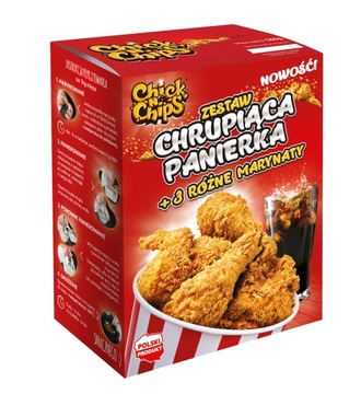 Chick'n'chips mix-набір хрустких панірувальних сухарів 560 г