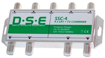 Комбинатор кроссовер ТВ-СБ для квадроцикла 4XSAT DSE SSC-4