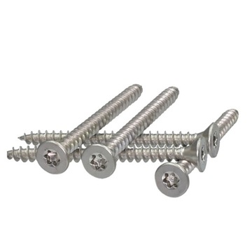 ДЕРЕВЯННЫЙ ВИНТ TORX КОНУС ИЗ НЕРЖАВЕЮЩЕЙ СТАЛИ 5X50 ШАРНИР 10ST