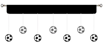 Занавес панель футбольные мячи для мальчика молодежь 200
