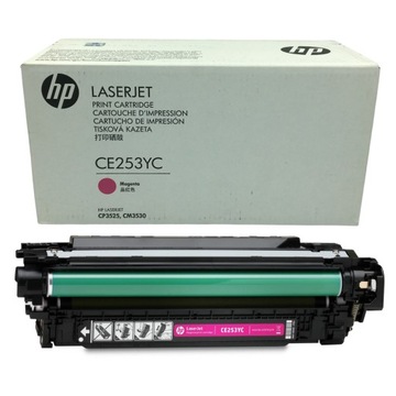 Тонер-картридж HP CE253A YC HP 504A красный пурпурный HP Color LaserJet CP3525 CM3530