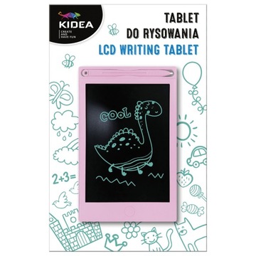 znikopis ЖК-планшет для рисования KIDEA розовый 8974