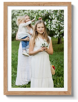 Деревянная фоторамка 50x70 # 5D # d