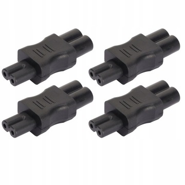 , 4pcs IEC320 C6 до IEC320 C7 Plug і адаптер живлення