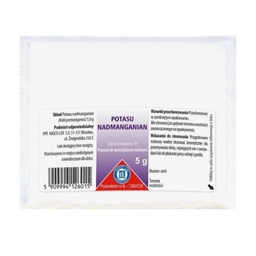 Марганцівки, порошок для приготування розчину, 5 г