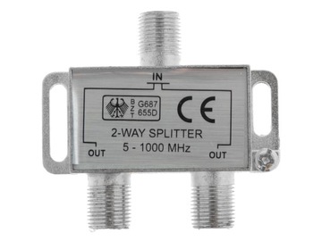 SAT SPLITER 2x вихід 5-1000Mhz 2413