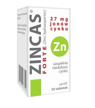 Цинкас Форте, 27 мг ионов цинка, таблетки, 50 шт.
