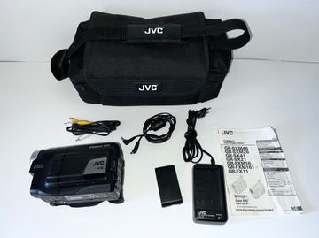 Видеокамера JVC GR-FXM161EG VHS-C компактный VHS LCD сумка мега комплект