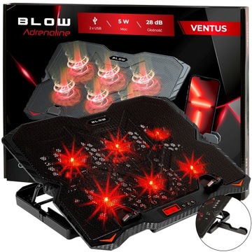 ОХЛАЖДАЮЩАЯ ПОДСТАВКА ДЛЯ НОУТБУКА LED USB HUB