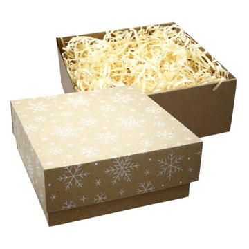Коробка заполнением, рождественские картонные подарок Рождество под елку узоры